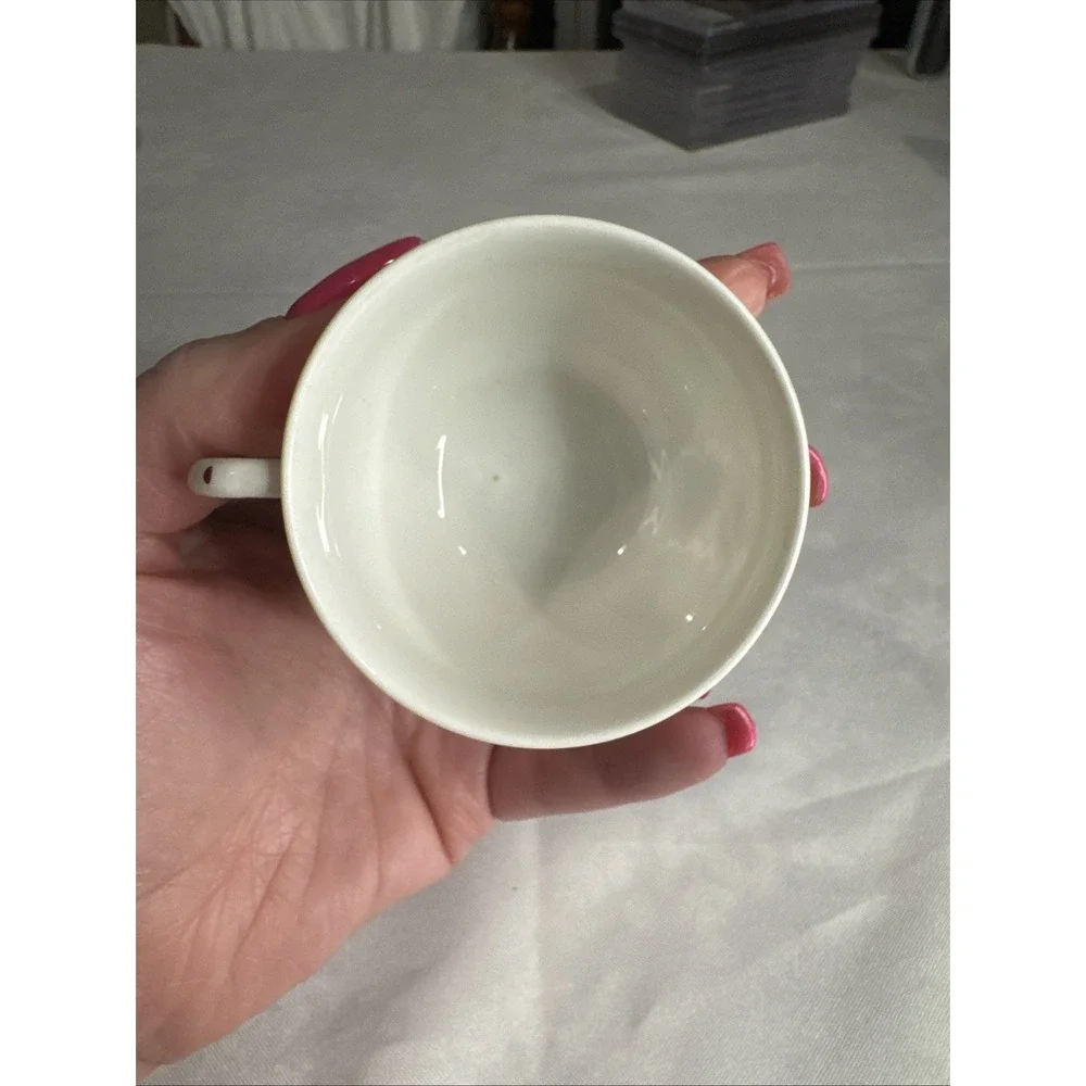 Porcelain Tea Cup Nymphenburg With‎ Flowers Small Vintage Rare